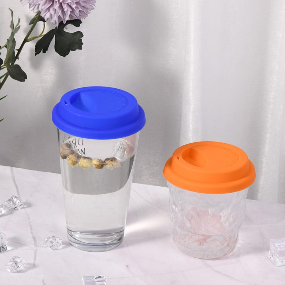 9cm Coffee Mug Lids Universal Fresh Cover Drinkware Accessories Silicone Cup Lid Milk Tea
