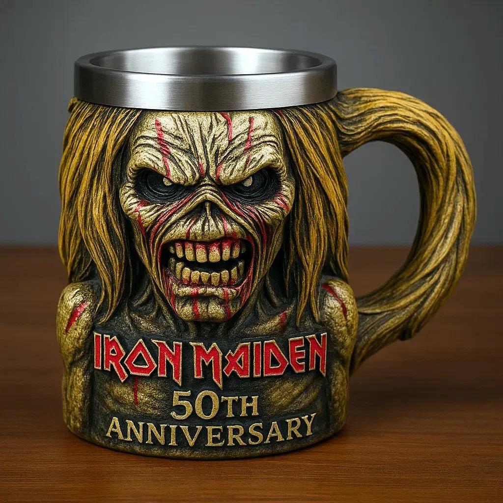 Новая кружка 3D к 50-летию группы Iron Maiden