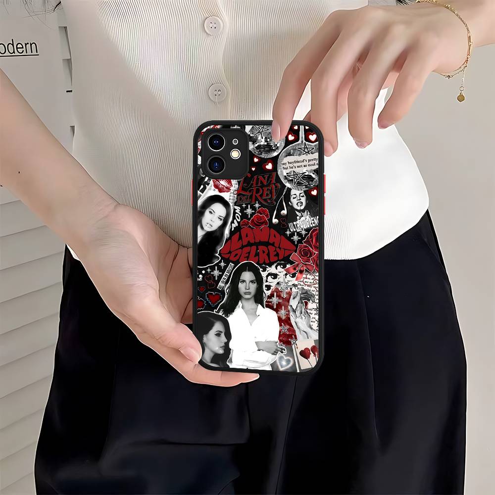 Певица Лана Дель Рей Для IPhone Air 16 15 14 Plus 13 12 11 Pro Max Матовый Чехол Гелевый Ударопрочный Чехол для Телефона