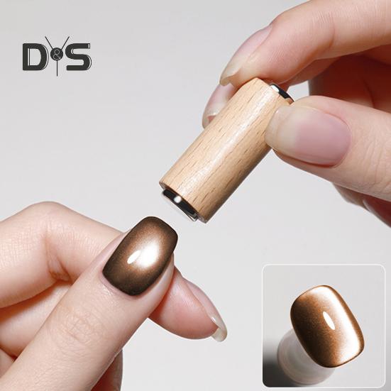 Магнитная палочка для геля «кошачий глаз» с Y-образной железной проволокой, двухголовый цилиндрический магнитный стержень, домашний салон, инструменты для маникюра и дизайна ногтей, аксессуары