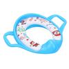 Baby Potty Training Seat for Boys Girls Toddler Potty Seat Soft Cushion with Non Slip Base Handles Splashing Guard Blue