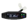 ZHIYUMotorcycle Speedometer Oil Gauge Tachometer Universal Digital Odometer Meter Instrument Cluster Turn Signal Light Indicator