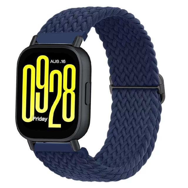 Плетеный solo loop ремешок для Redmi watch 5 active Аксессуары для умных часов сменный ремень браслет correa Redmi watch 5 lite Ремешок
