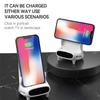 Portable Mini Chair Wireless Charger 15W Wireless Charging Station Phone Charger Stand with Musical Speaker Function