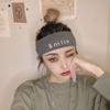 Впитывающие спортивные аксессуары для волос для йоги на открытом воздухе, повязка на голову в корейском стиле, спортивная повязка на голову, вязаная повязка на голову