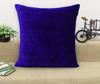 Индийский чехол для подушки, однотонный синий домашний бархатный чехол для подушки D cor, на выбор