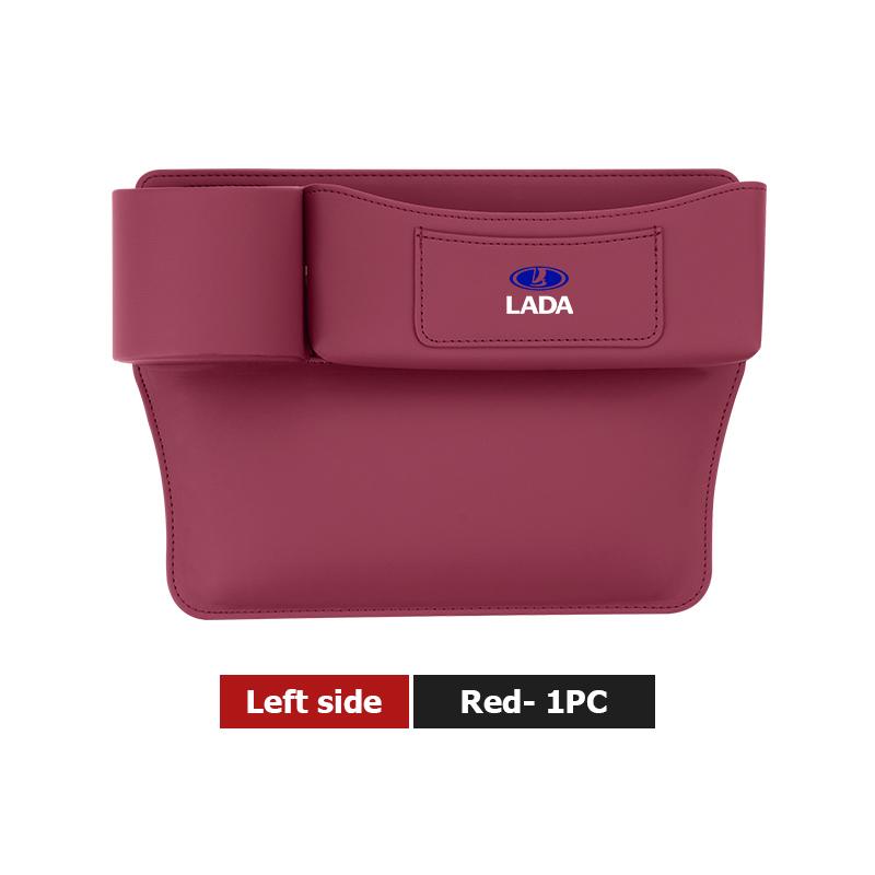 Car Seat Gap Filling Bag Water Cup Storage Box Accessories For Lada Vesta Granta Vesta Niva 4X4 Largus Vaz Samara 2110 WW35