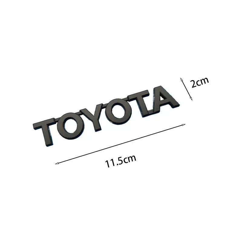 3D задний значок багажника для Toyota RAV4 Corolla Camry Prado GT86 Crown REIZ CHR Avalon Hilux Tacoma Логотип автомобиля Автоаксессуары