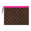 Дорожная косметичка Monogram Canvas Кожаная сумка для туалетных принадлежностей Мужские сумки Розовый M82858