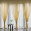 30% Shading Sheer Curtains for Living Room Window Transparent Voile Tulle Curtain Colourful Wedding Drapes Home Decor High Quality