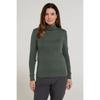 Mountain Warehouse Женский топ Meribel из хлопка с воротником-стойкой и длинным рукавом
