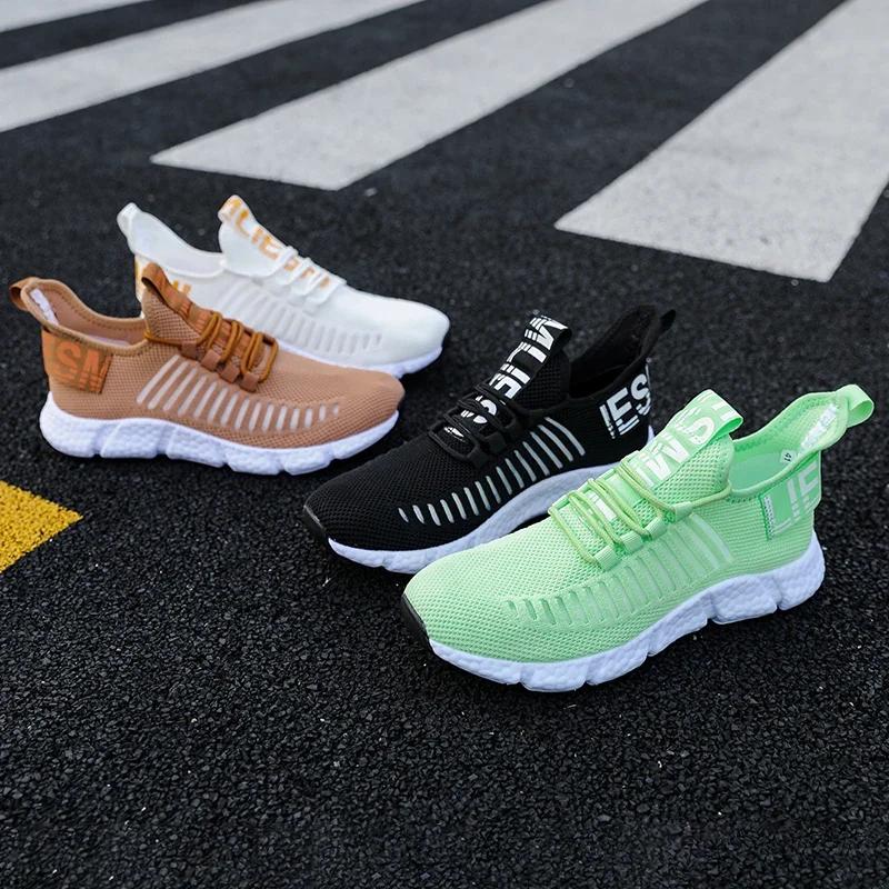 Men Casual Mesh Sneakers Travel Outdoor Summer Breathable Platform Fashion Tennis Comfortable Hiking Vulcanized Shoes Large Size