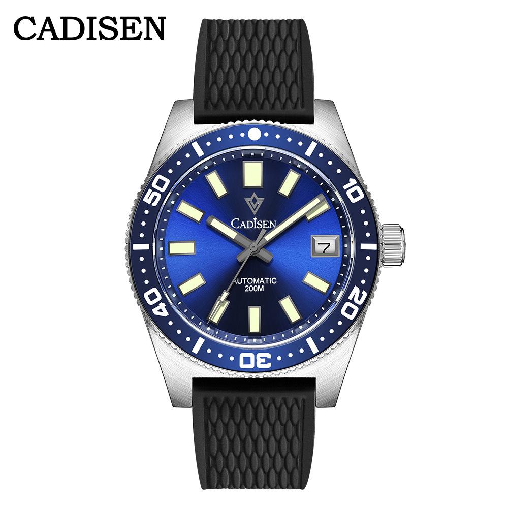 Cadisen 8207 Новые роскошные мужские часы высшего бренда с коробкой 200 м водонепроницаемые автоматические мужские механические часы