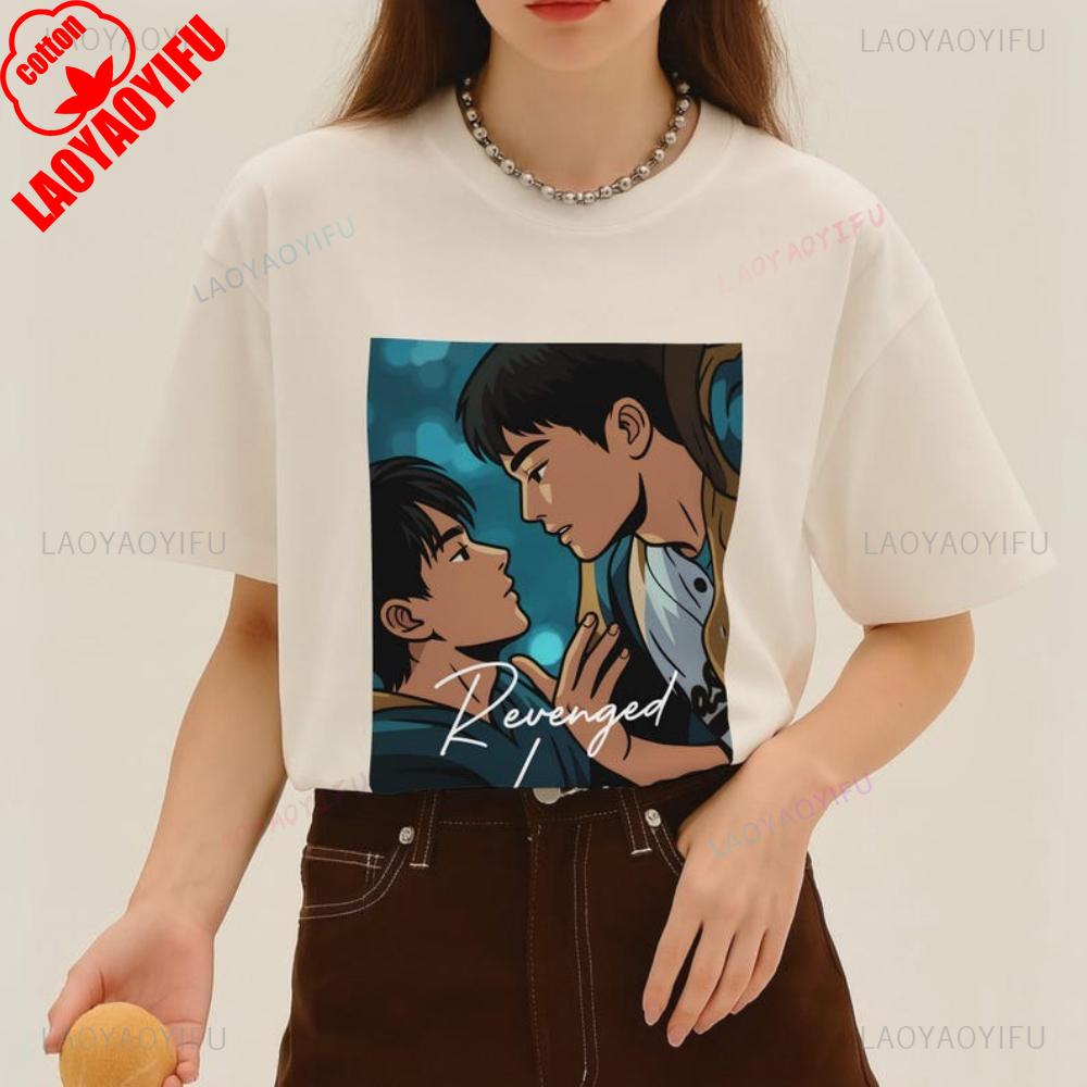 Wu Suo Wei X Chi Cheng Revenged Love Fanart Unisex Unisex Cotton Printed Tshirt Chinese Bl Drama Couple Tee For Fans Streetwear