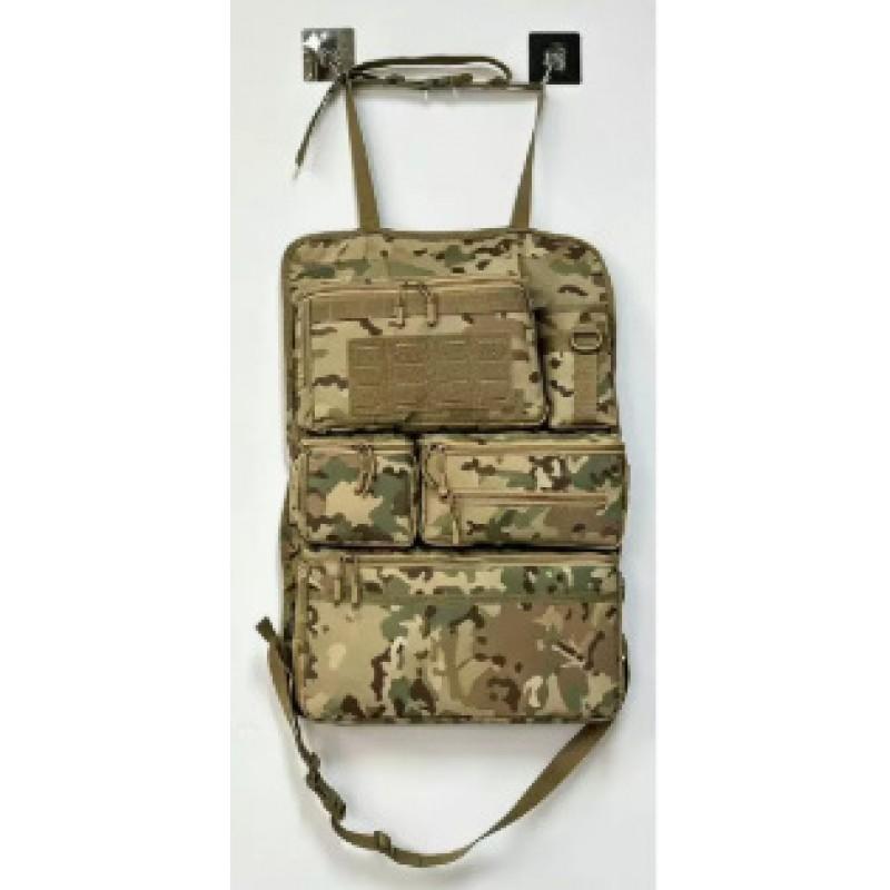 Car Backseat Organizer Bag Tactical Hanging Storage Pouch 30L Multi-Functional Oxford Fabric Seatback Pocket SUV Sedan