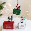 Mailbox Pendant Santa Christmas Hanging Claus Snowman Bear Decor Tree Ornament for Home Festive Holiday