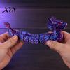 Украшение Фестиваля лодок-драконов, 3D-печатная шарнирная фигурка, Статуэтка с градиентной металлической отделкой, гибким и сгибающимся телом, Красочная традиционная настольная