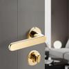 Бытовая техника светлый люксовый светлый золотой дверной замок Межкомнатная дверь новый раздельный механический дверной замок домашний новый ручной замок
