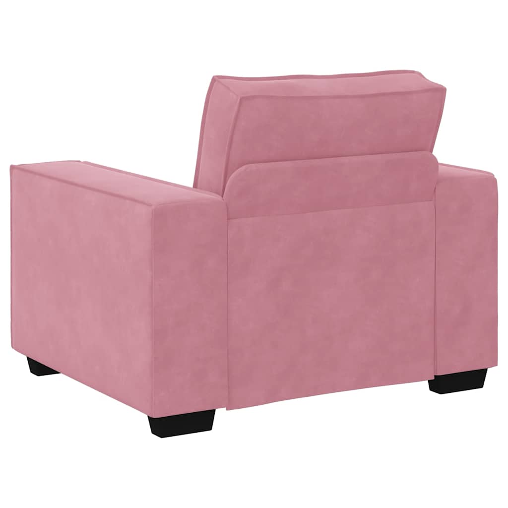Armchair Pink 100x78x84 cm Velvet