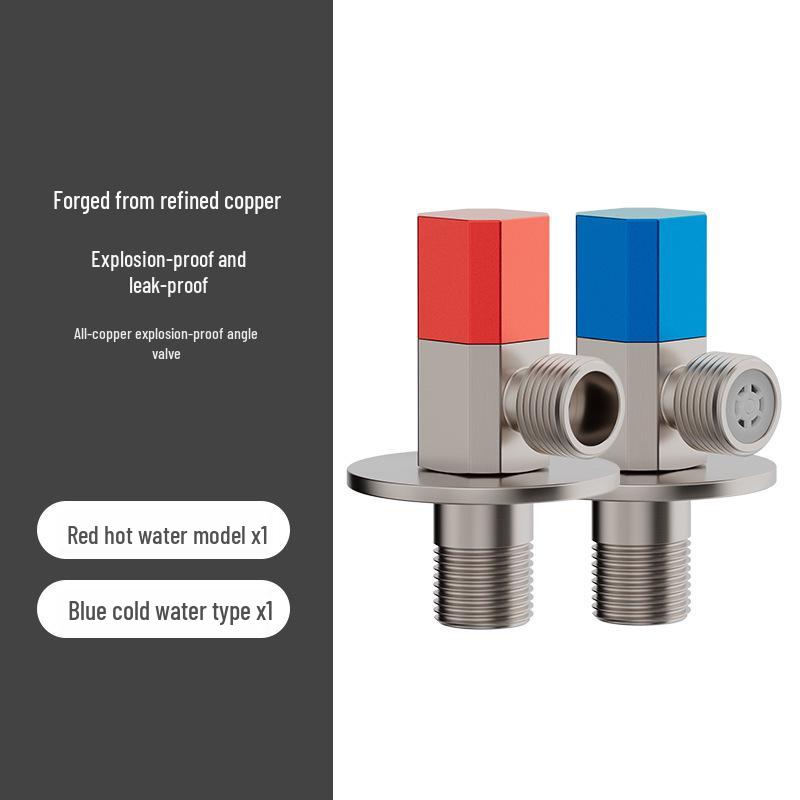 Высокопоточный погружной угловой шаровый кран из нержавеющей стали - Универсальный стоп-кран для горячей/холодной воды для лодок и домов