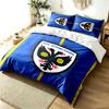 AFC Wimbledon 3pc Duvet Cover Set Simple Modern Bedding Set Wrinkle Resistant Soft Fabric All Season Use a Perfect Gift