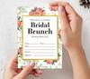 Inkdotpot 30A FloralA Fill-In Style Bridal Shower Invitations Wedding Blank