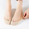 Ice Silk Boat Socks for Women Shallow Invisible Socks Towel Cotton Bottoms Women Deodorant Sponge Pad Anti-heel Drop Socks