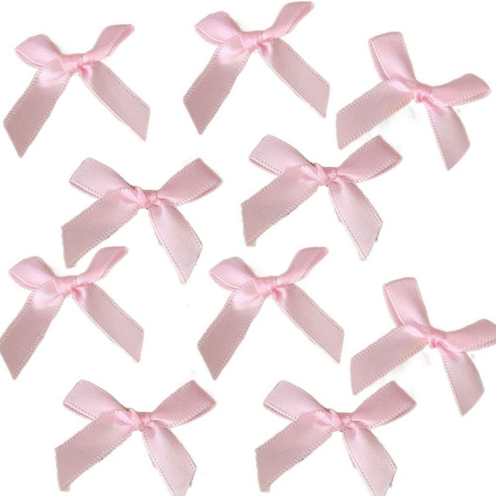 10 шт. Мини-зажимы для парика куклы, мини-заколки для волос с бантиком, заколки для волос хлопковой куклы, головной убор