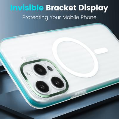 Чехол для iPhone 13 Pro Max, совместимый с MagSafe, с подставкой для камеры, из ПК+ТПУ, чехол для телефона