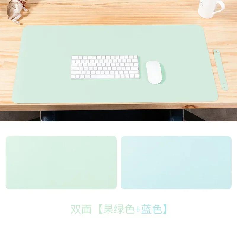 2024 New office Mouse Pad 90x45/80x40cm PC Mousepad XXL Computer Waterproof Table Pad PU Leather Large Desk Mat Double-sided