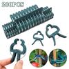 20-200PCS Plant Fixed Clips Reusable Garden Greenhouse Bracket for Fixed Plants Vine Seedling Tomatoes Support Garden Supplies