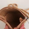 Handmade Shoulder Bag Straw Woven Wallet Cute Coin Purse  Kids