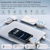 New Portable Intelligent Full Charge Separator Adapter Auto Power-Off Safe Overnight Stay 140W Type-C Fast Charging Converter 4