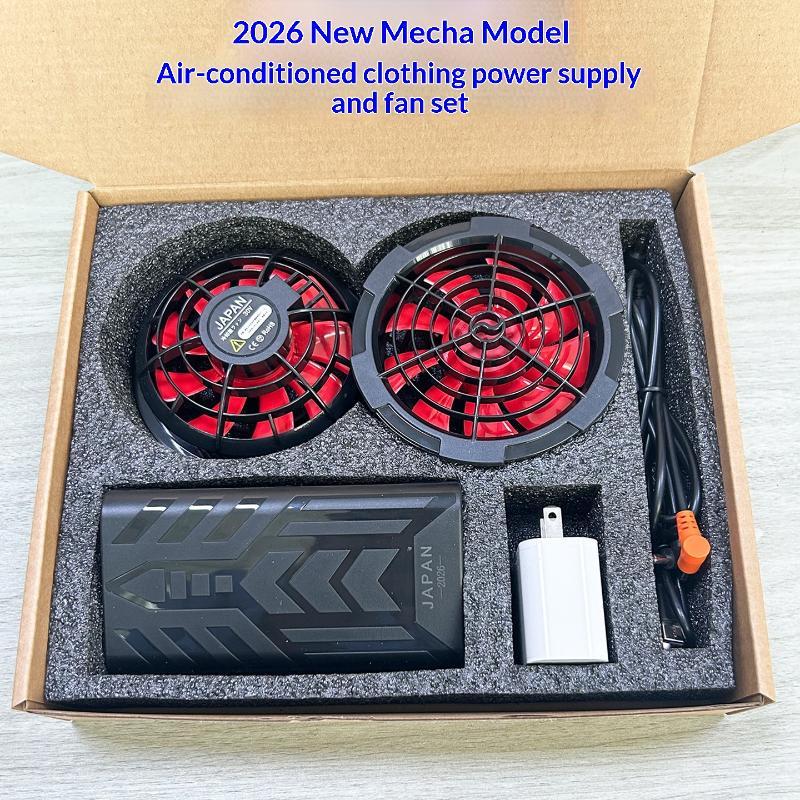 12V Cooling Air Conditioner Workwear Adjustable Fan Long Endurance Battery Full Set for Outdoor Exhibition Staff