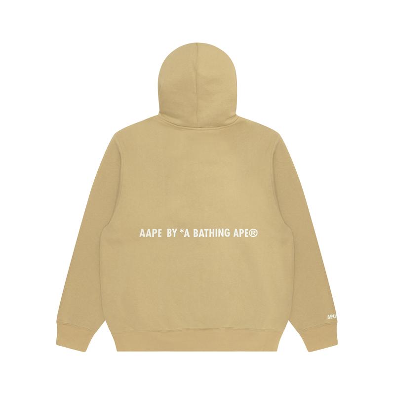 Aape By *A Bathing APE® Logo embossed Zip up Hoodie AAPSWMA332XXL