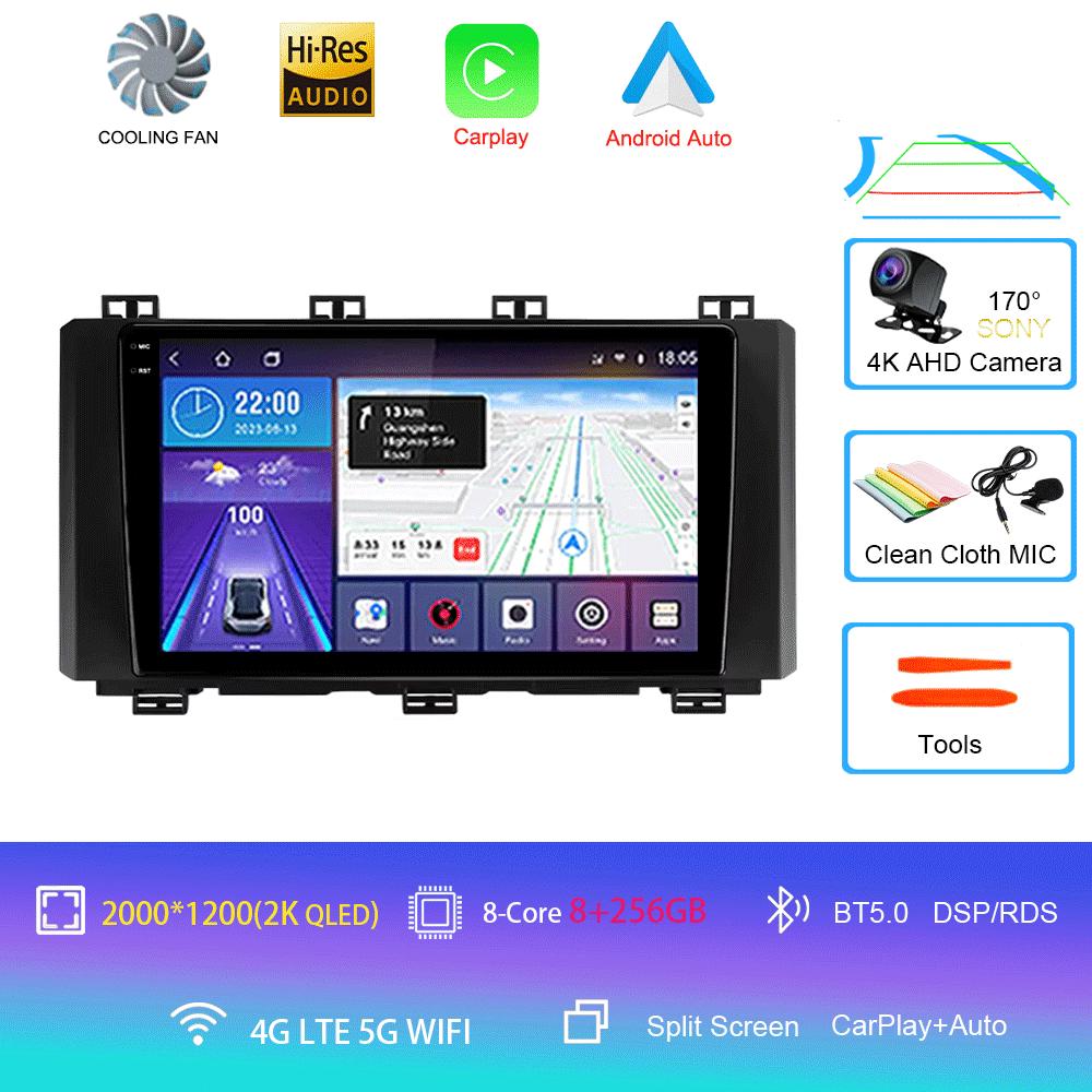 Автомобильный радиоприемник Android 14 Carplay Auto 2K экран мультимедийный проигрыватель для SEAT Ateca Cupra 2016 - 2021 2 Автомагнитола стерео 2din головное устройство