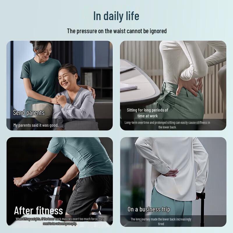Philips Умный поясничный массажер с функцией горячего и холодного компресса, штекер CN (адаптер в комплекте)