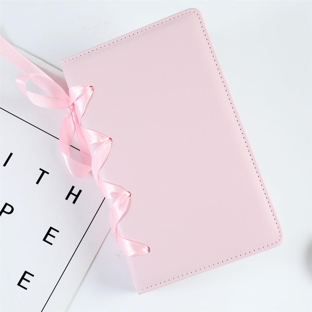 Фотоальбом формата А6 с 25 внутренними страницами из искусственной кожи, фотоальбом с милыми бантами, держатель для фотокарточек Kpop для 3-дюймовых фотографий