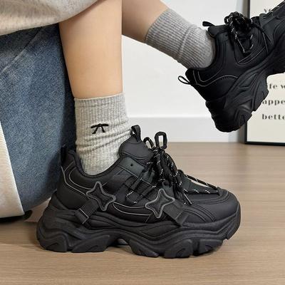 Женские кроссовки, дизайн в стиле Гонконга, модные повседневные спортивные и удобные, дышащие, на мягкой подошве, кроссовки «папины» для осени 2025 года