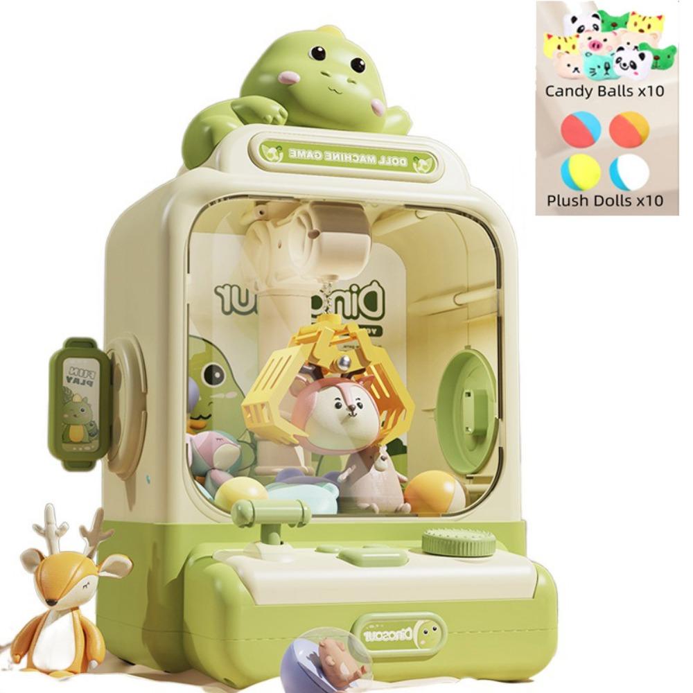 Electronic Mini Clip Doll Machine Strong Grip Cartoon Claw Crane Machine  Arcade Game
