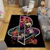 Grand Theft Auto Flannel Pattern Square Carpet,Area Rug,Carpet Rug for Living Room Bedroom Sofa Playroom Decor,Non-slip Floor Mat