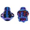 Auto Decoration Accessories Universal Cnc Car Motorcycle Key Head Aluminum Alloy Titanium Burn Hexagon Key Bit Tip