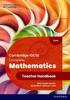 Книга Cambridge IGCSE Complete Mathematics Core: Teacher Handbook Sixth Edition