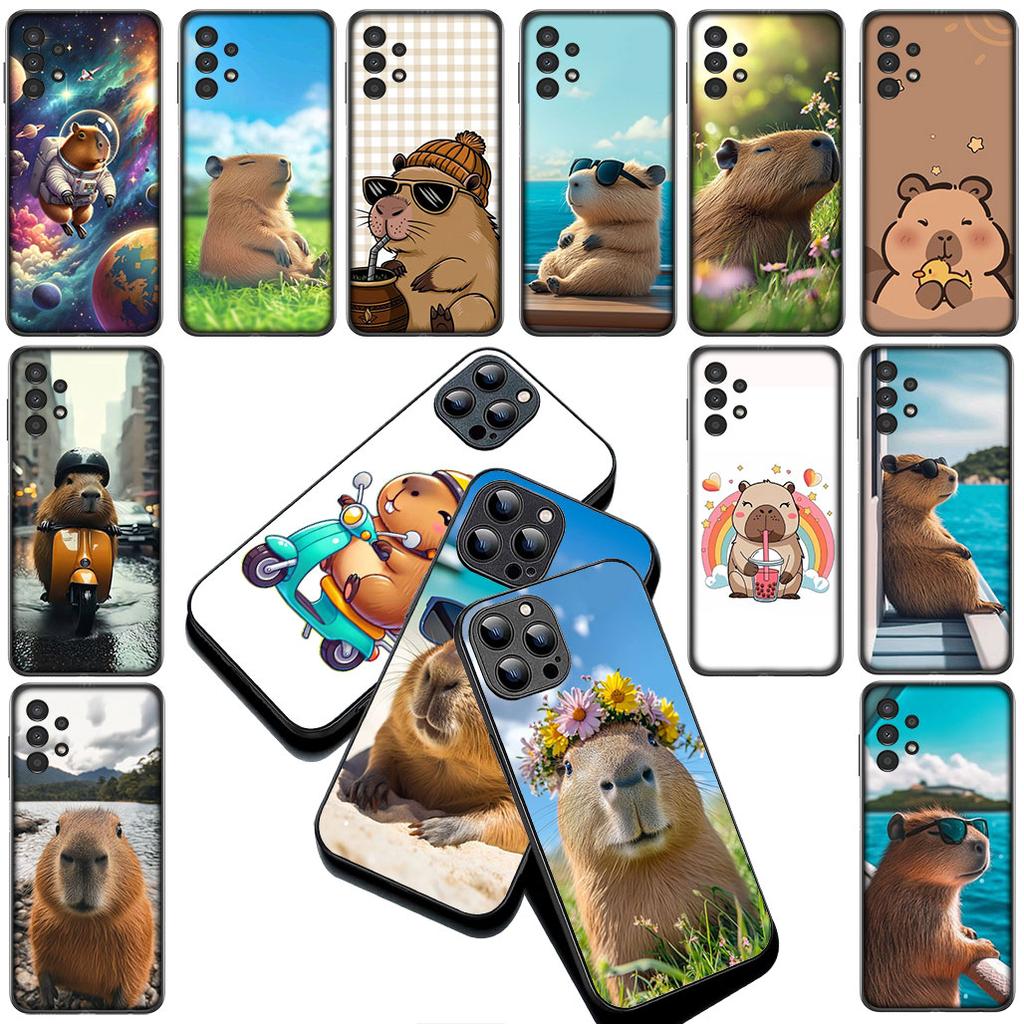 Мультяшная Капибара kawaii Силиконовый Чехол для Xiaomi Redmi Note 12 11 10 Pro 10A 10C 12C 13C Note12 12Pro Чехол для Телефона