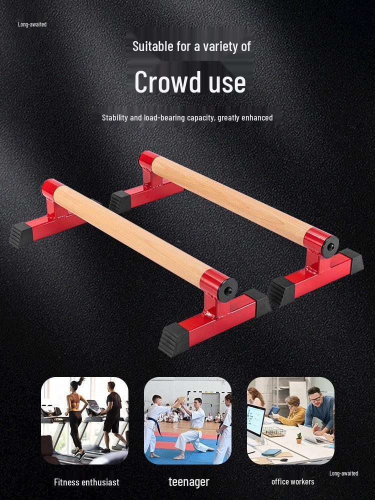 T-Shaped Russian Push-up Rack: Home Single/Double Bar Support.