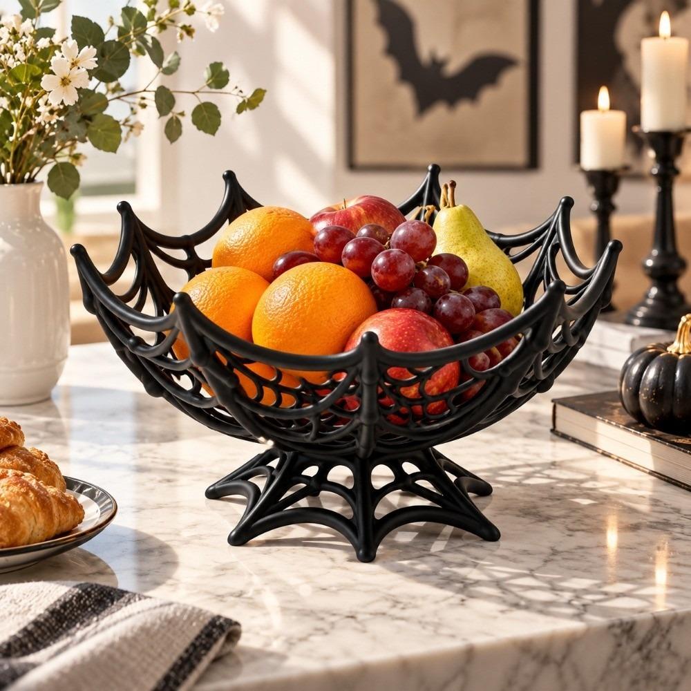 Reusable Candy Basket Creative Fruits Plate Bowl Home Decoration Biscuit Basket  Trick or Treat