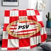 1PC PSV Eindhoven Patterned Flannel Blanket Suitable For All Seasons for Home Decor Warmth and Comfort Gifts Holiday Present