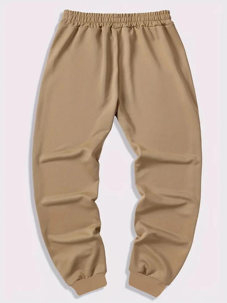 Мужские спортивные штаны для бега, осенне-весенние, спортивные штаны, мужские спортивные брюки для спортзала, модные однотонные повседневные тренировочные длинные брюки, популярные