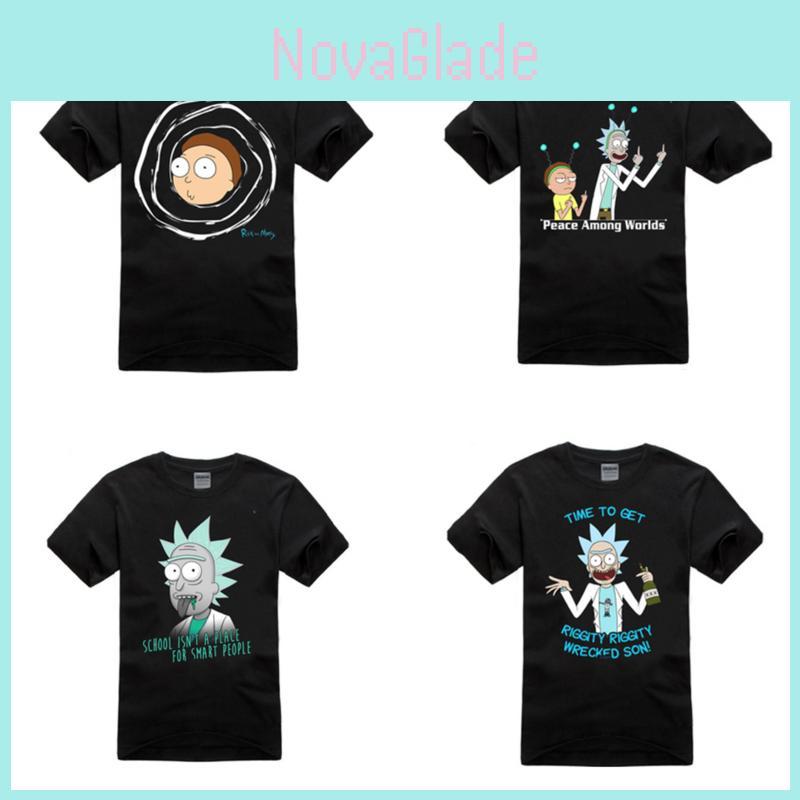 Мужская футболка Rick And Morty с коротким рукавом, полиэстер, дышащая, летний повседневный стиль, для подростков