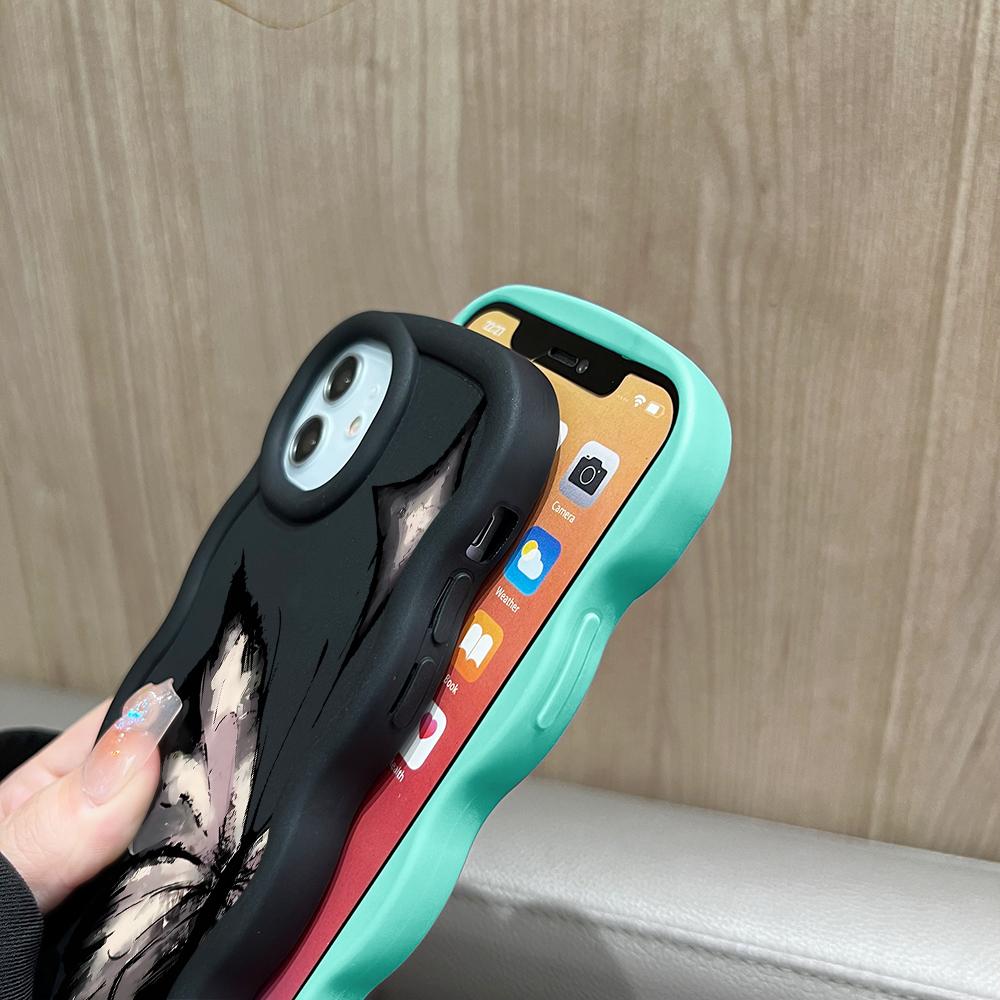 Чехол для телефона Macaron из мягкого силиконового материала с большой волной и кромкой, противоударный защитный резиновый чехол для iPhone Samsung Huawei Honor Xiaomi Redmi OnePlus Moto